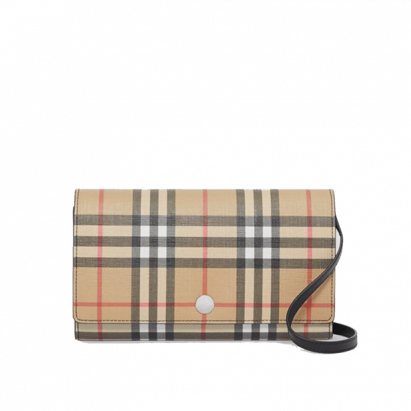 Burberry Vintage Check E-canvas Wallet