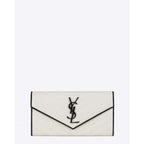 SAINT LAURENT LARGE MONOGRAM FLAP WALLET