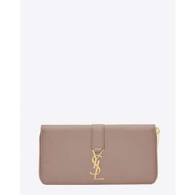 SAINT LAURENT ZIP AROUND WALLET