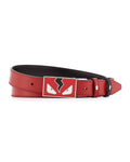 Fendi Monster Eyes Reversible Leather Belt