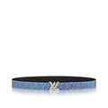 Louis Vuitton LV Twist 30mm Epi Leather Belt Blue