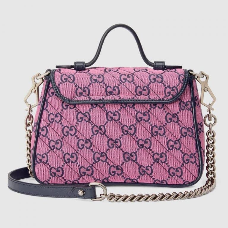 Gucci GG Marmont Multicolour Mini Top Handle Bag