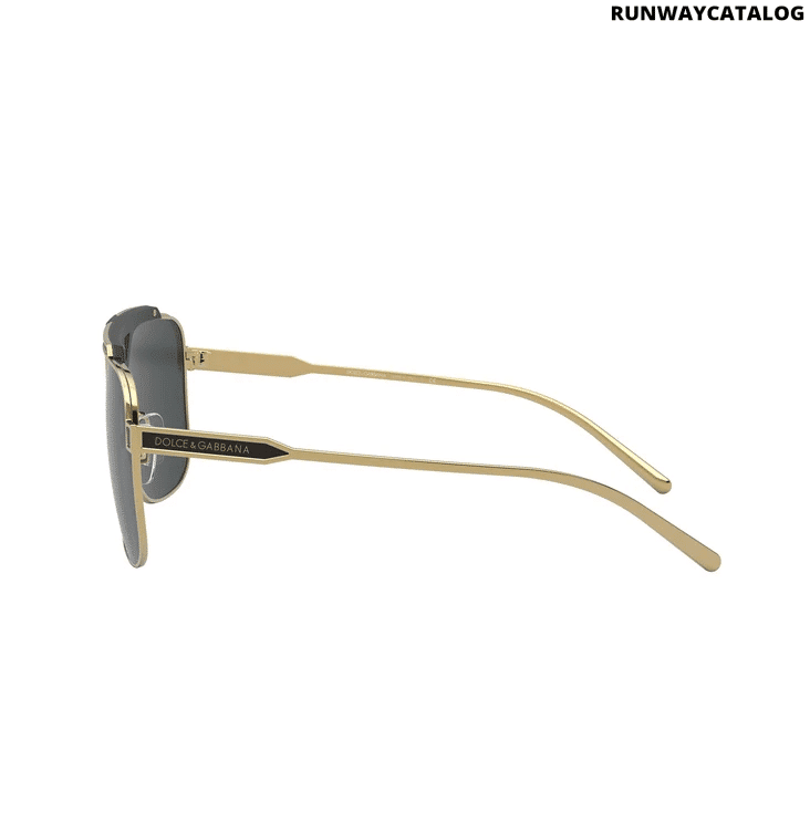 Dolce & Gabbana Square Sunglass Black & Gold