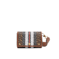 Burberry Small Monogram Stripe E-canvas Crossbody Bag