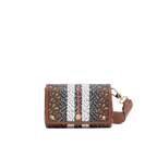 Burberry Small Monogram Stripe E-canvas Crossbody Bag