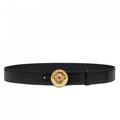 Versace La Medusa Mock Croc Leather Belt