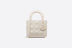 Christian Dior Mini Latte Lady Dior Matte Calfskin Bag