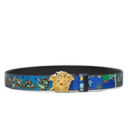 Versace La Medusa Trésor de la Mer Print Belt