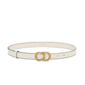 Christian Dior Saddle Women Belt Latte Ultrasoft Calfskin, 20 MM
