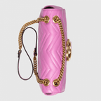 Gucci Re-Edition GG Marmont Medium Bag In Pink