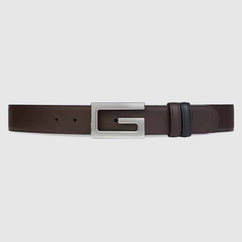 Gucci Reversible Belt with Square G Buckle