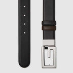 Gucci Reversible Belt with Square G Buckle