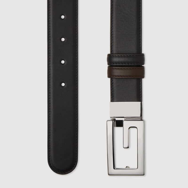 Gucci Reversible Belt with Square G Buckle