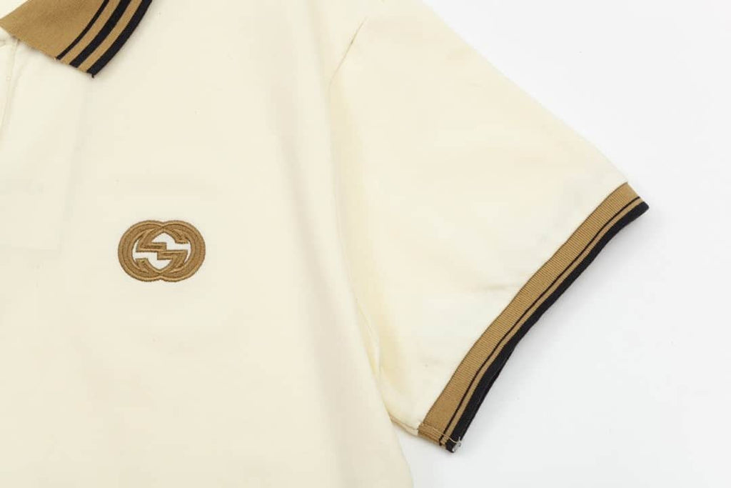 Gucci GG Logo Pique Polo Shirt
