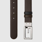 Gucci Reversible Belt with Square G Buckle