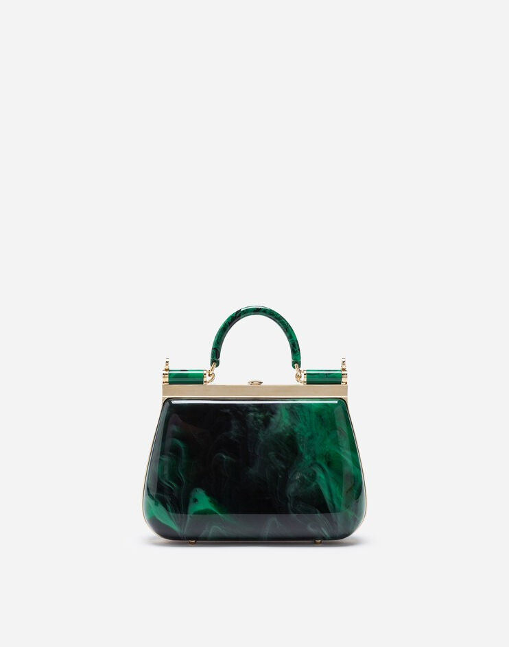 Dolce &amp; Gabbana Sicily Box Bag in Malachite Sint Glass