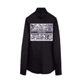 Christian Dior Print Logo Black Shirt