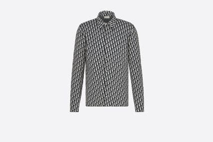 Christian Dior | Monogram Long Sleeves Cotton Logo Luxury Shirts