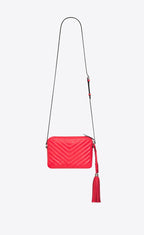Saint Laurent Lou Camera Bag in Quilted Patent Leather