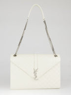Saint Laurent Matelasse Large Monogram Flap Bag