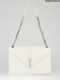 Saint Laurent Matelasse Large Monogram Flap Bag
