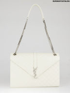 Saint Laurent Matelasse Large Monogram Flap Bag