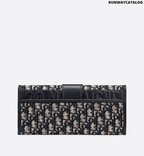 Christian Dior 30 Montaigne jacquard canvas clutch bag