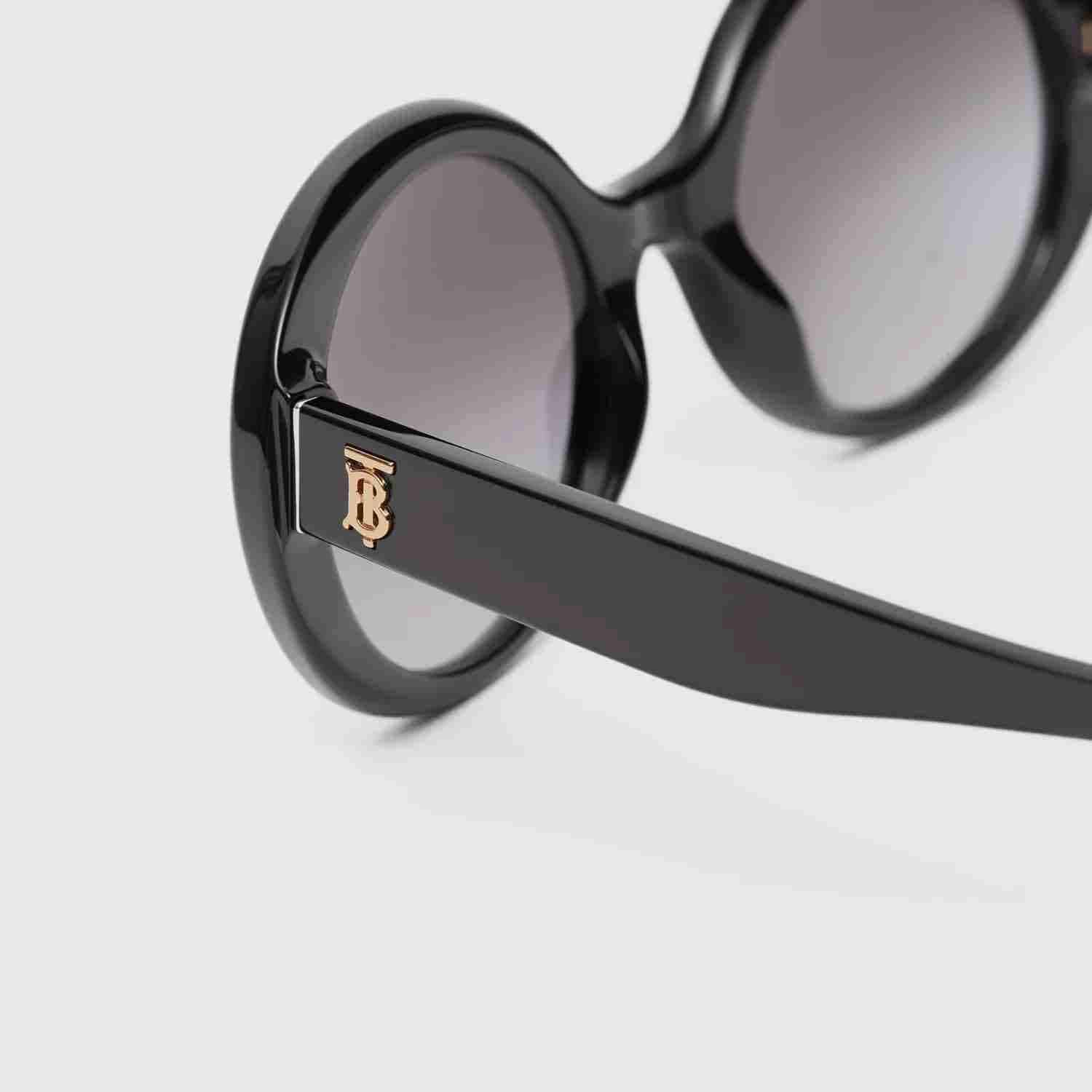 Burberry Oversized Round Frame Sunglasses
