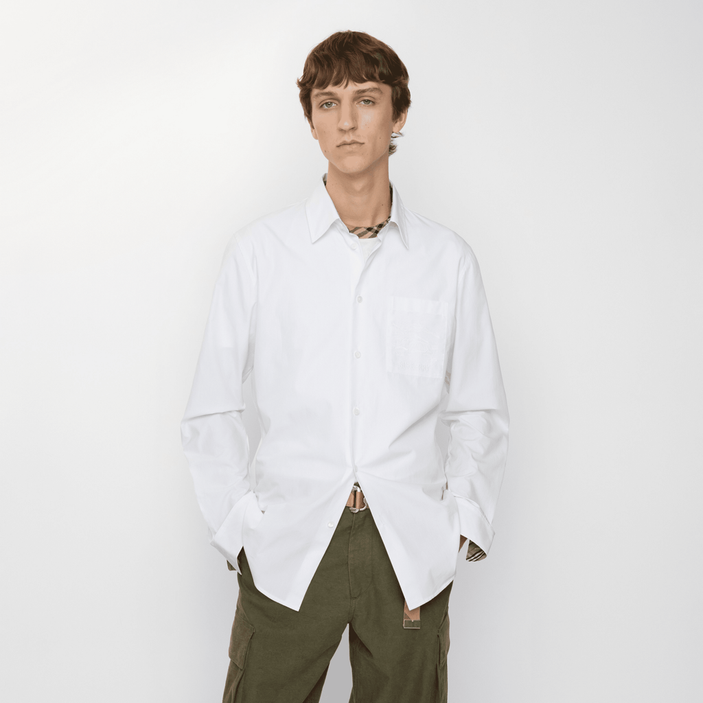Burberry Regular Fit Cotton Poplin Shirt