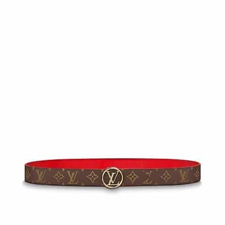 Louis Vuitton Monogram LV Circle Reversible Belt