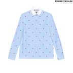 Gucci Bee fil coupé Cambridge shirt