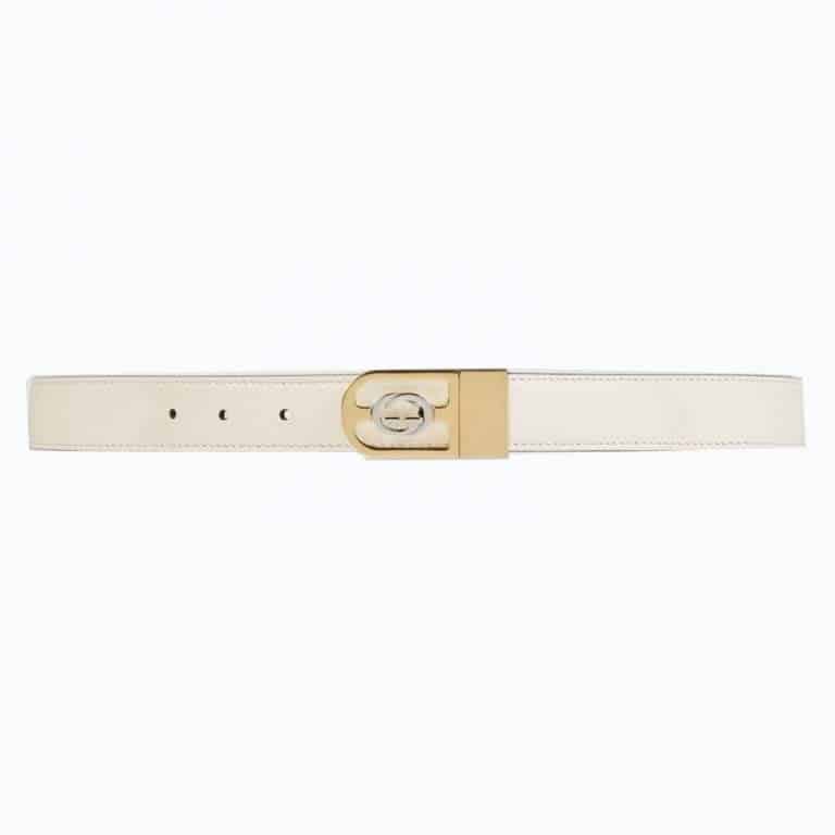 Gucci Reversible belt with Interlocking G buckle