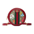 Gucci Ophidia GG Flora mini round shoulder bag