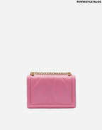 DOLCE &amp;GABBANA MEDIUM DEVOTION BAG IN MATELASSÉ NAPPA LEATHER