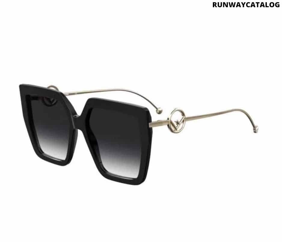 FENDI Acetate and Metal Sunglasses