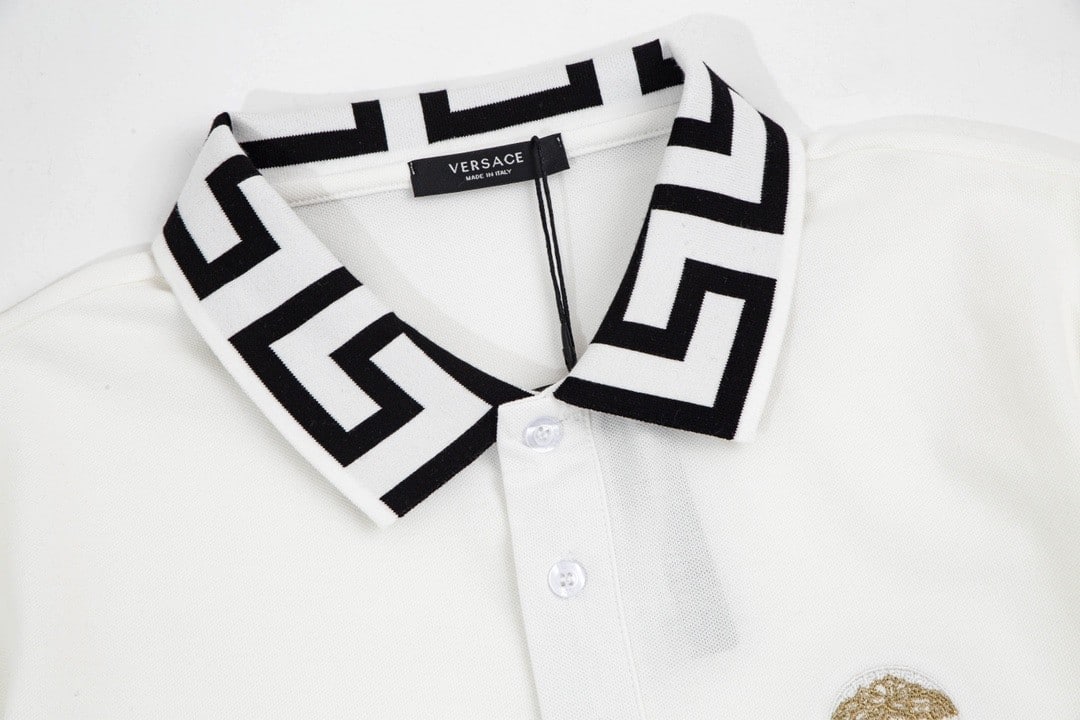 Versace Cotton piqué Polo shirt
