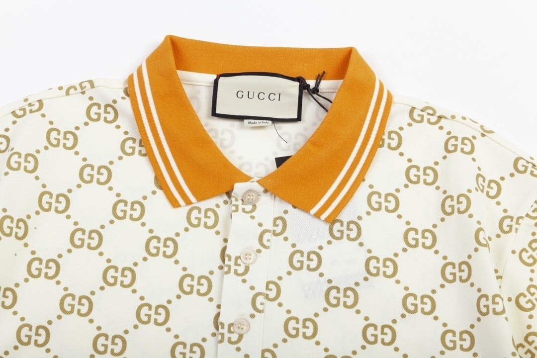 Gucci GG Print Polo Shirt