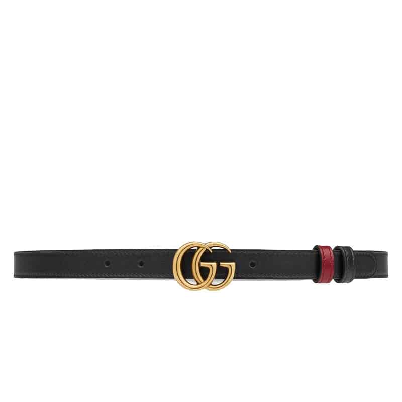 Gucci GG Marmont Reversible Thin Belt