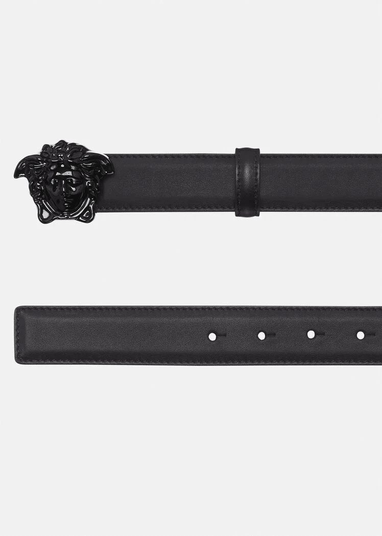 Versace La Medusa Leather Belt