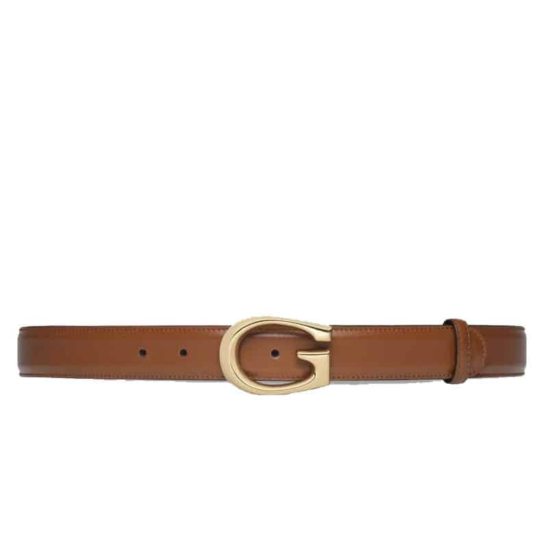Gucci Thin Belt with G Buckle