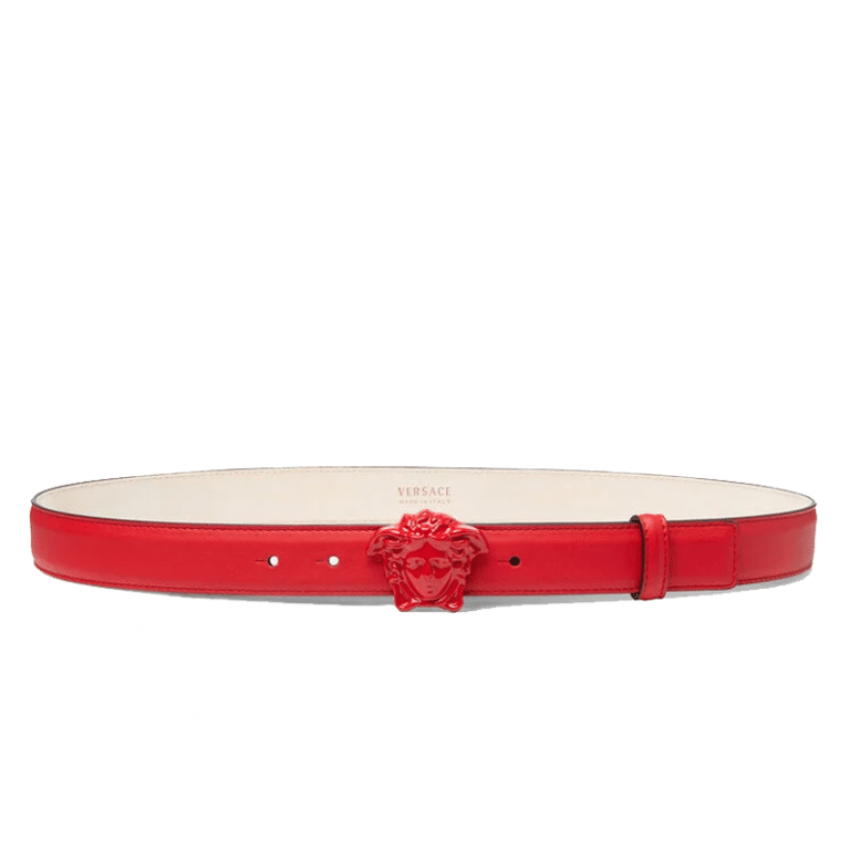 Versace La Medusa Leather Belt