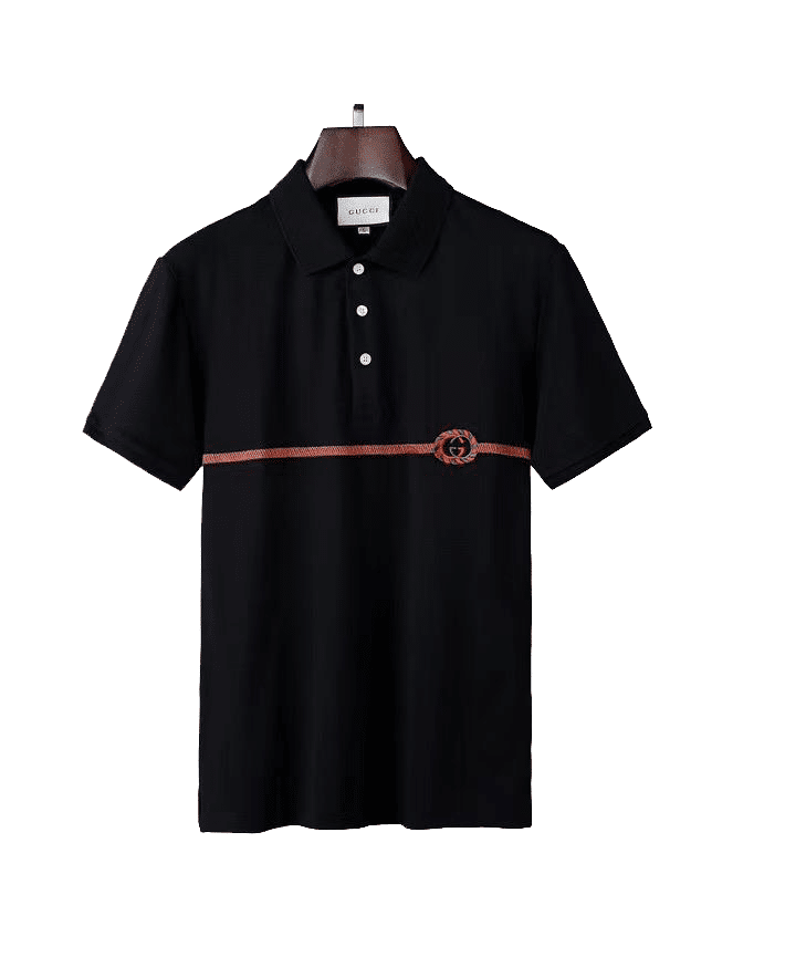 Gucci Logo Appliqued Webbing Trimmed Cotton T Shirt