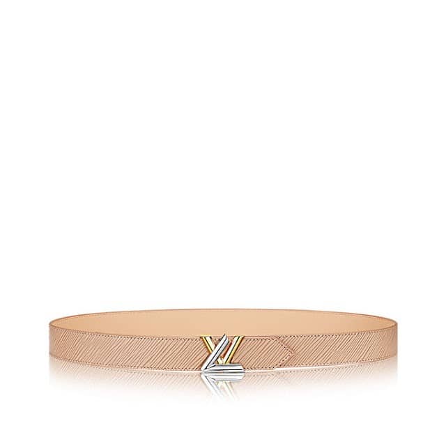 Louis Vuitton LV Twist 30mm Epi Leather Belt Brown