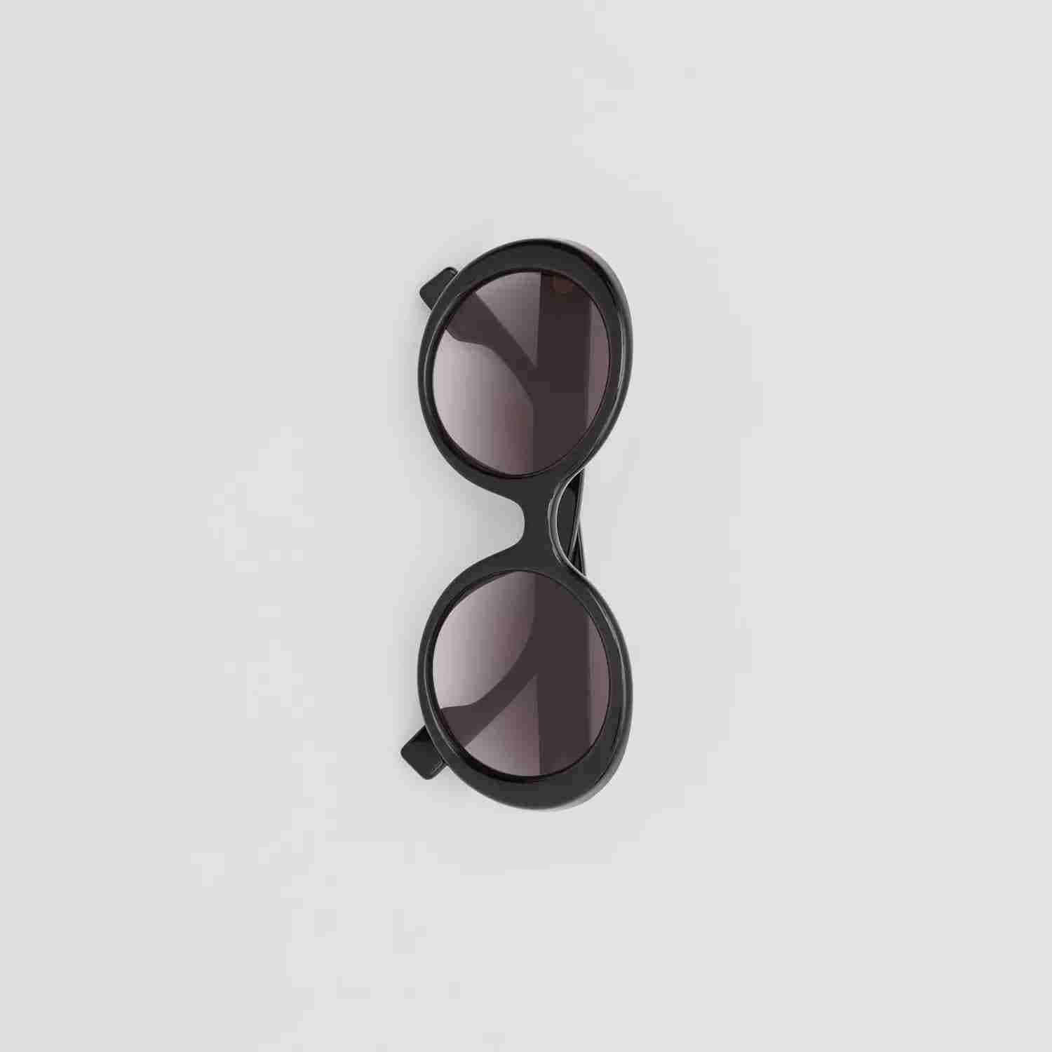 Burberry Oversized Round Frame Sunglasses