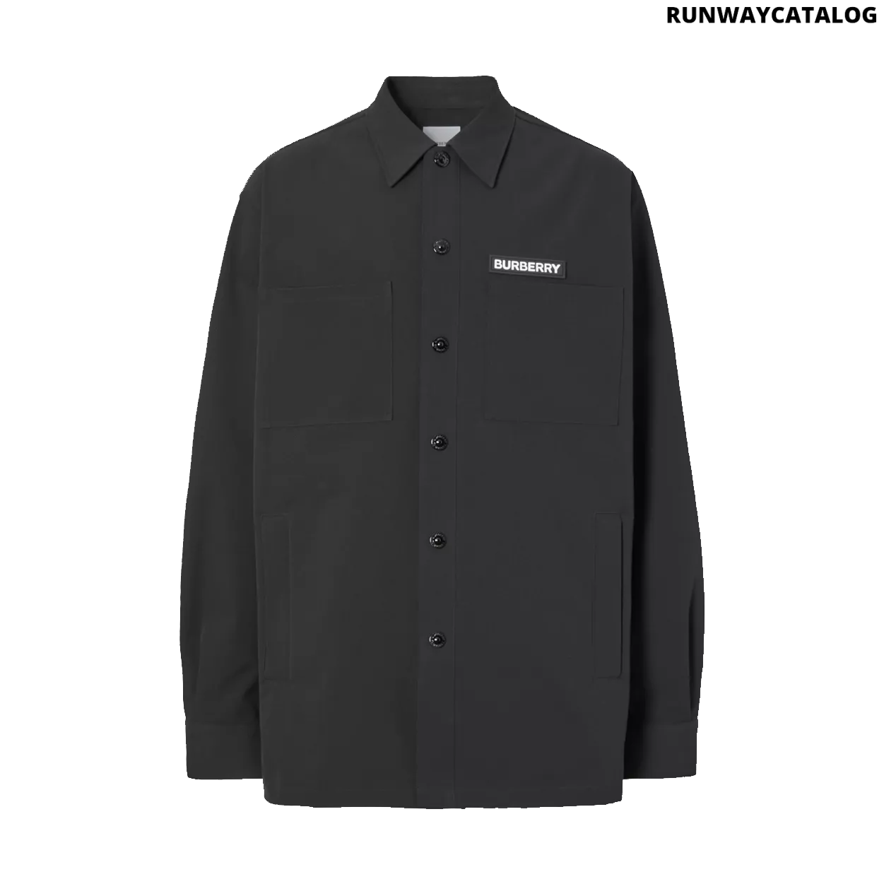 Burberry Embroidered Globe Graphic Shirt