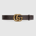 Gucci Leather belt with Double G buckle