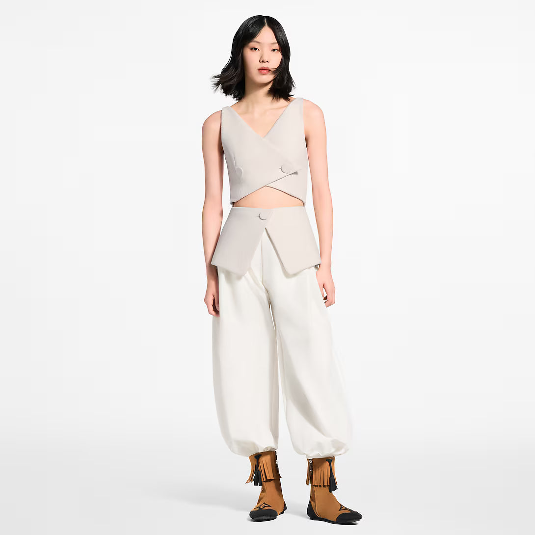 Cut-Out Waistcoat Top