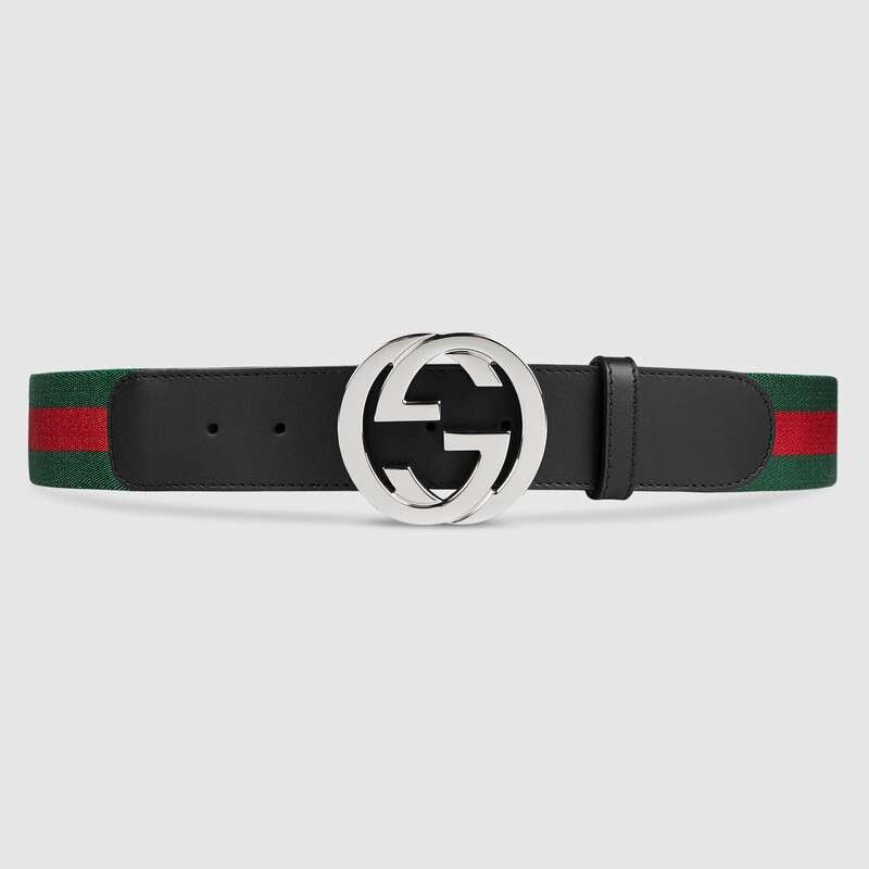 Gucci Web belt with G buckle