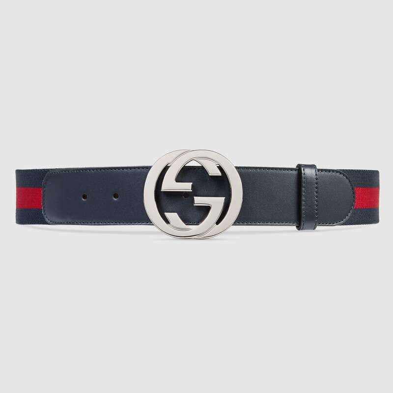 Gucci Web belt with G buckle