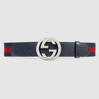 Gucci Web belt with G buckle